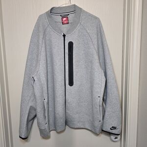 Nike Men's Sportswear Tech Fleece Bomber Jacket in Grey 3XL FB8008-063 New